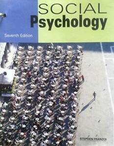 social psychology 6th edition franzoi ebookers